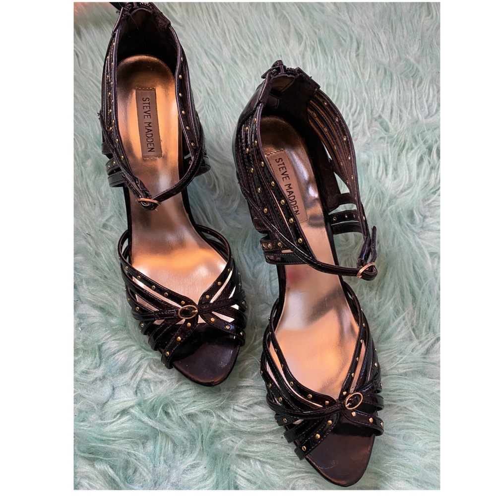 Steve Madden P Bambi Black Patent
